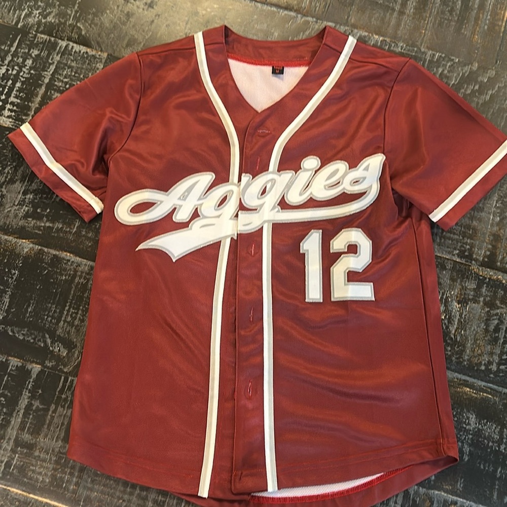 Texas A&M baseball Jersey Youth Medium